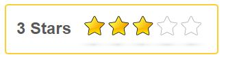 3 stars 3 stars